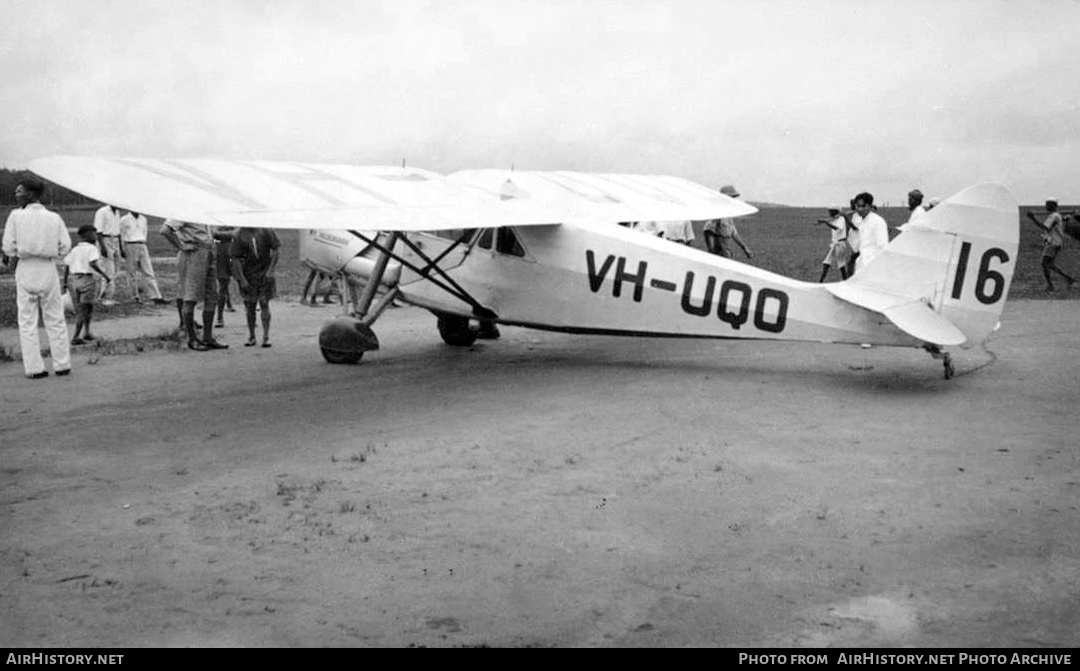 Aircraft Photo of VH-UQO | De Havilland D.H. 80A Puss Moth | AirHistory.net #207171