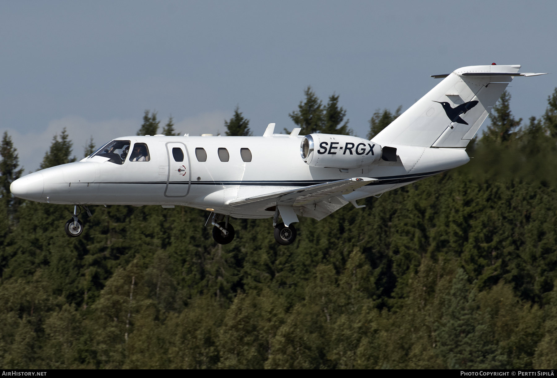 Aircraft Photo of SE-RGX | Cessna 525 CitationJet CJ1 | Hummingbird Aviation Services | AirHistory.net #207178