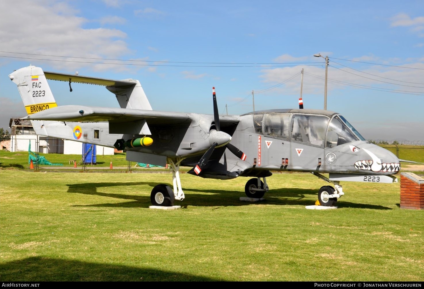 Aircraft Photo of FAC2223 | North American Rockwell OV-10A Bronco | Colombia - Air Force | AirHistory.net #207213