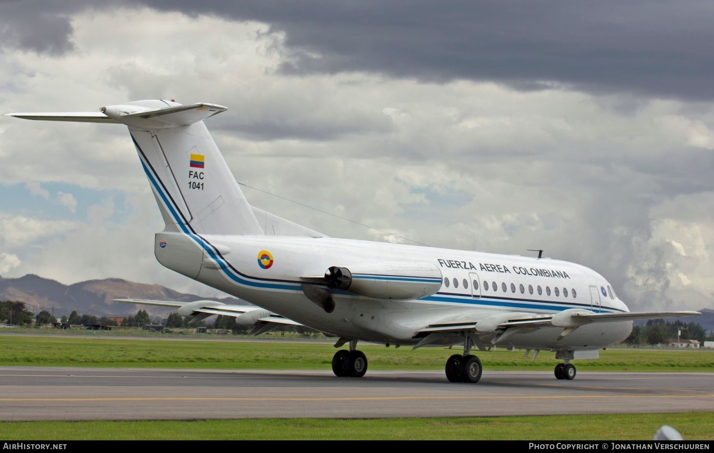 Aircraft Photo of FAC1041 | Fokker F28-3000C Fellowship | Colombia - Air Force | AirHistory.net #207214