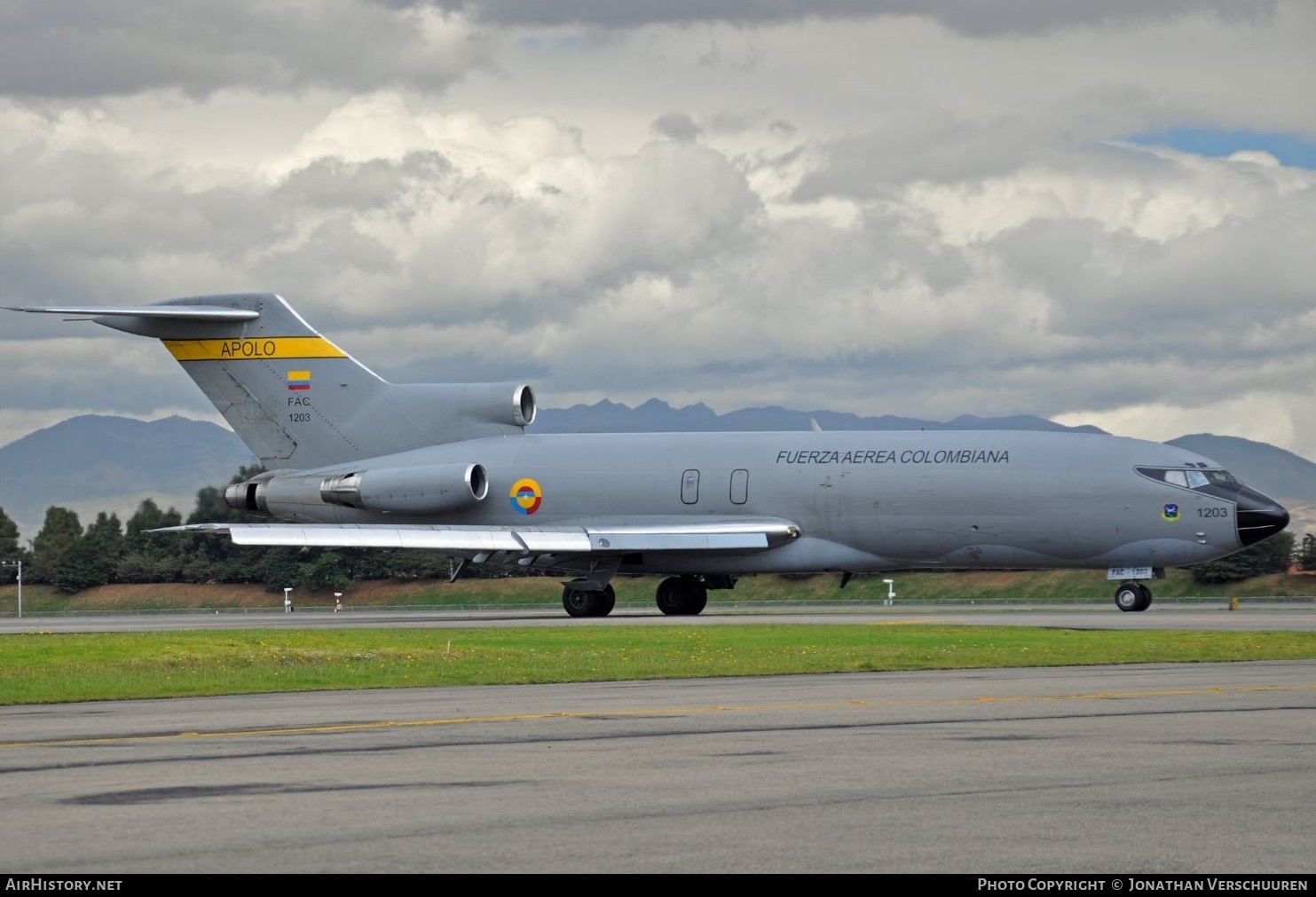 Aircraft Photo of FAC1203 | Boeing 727-151C | Colombia - Air Force | AirHistory.net #207221