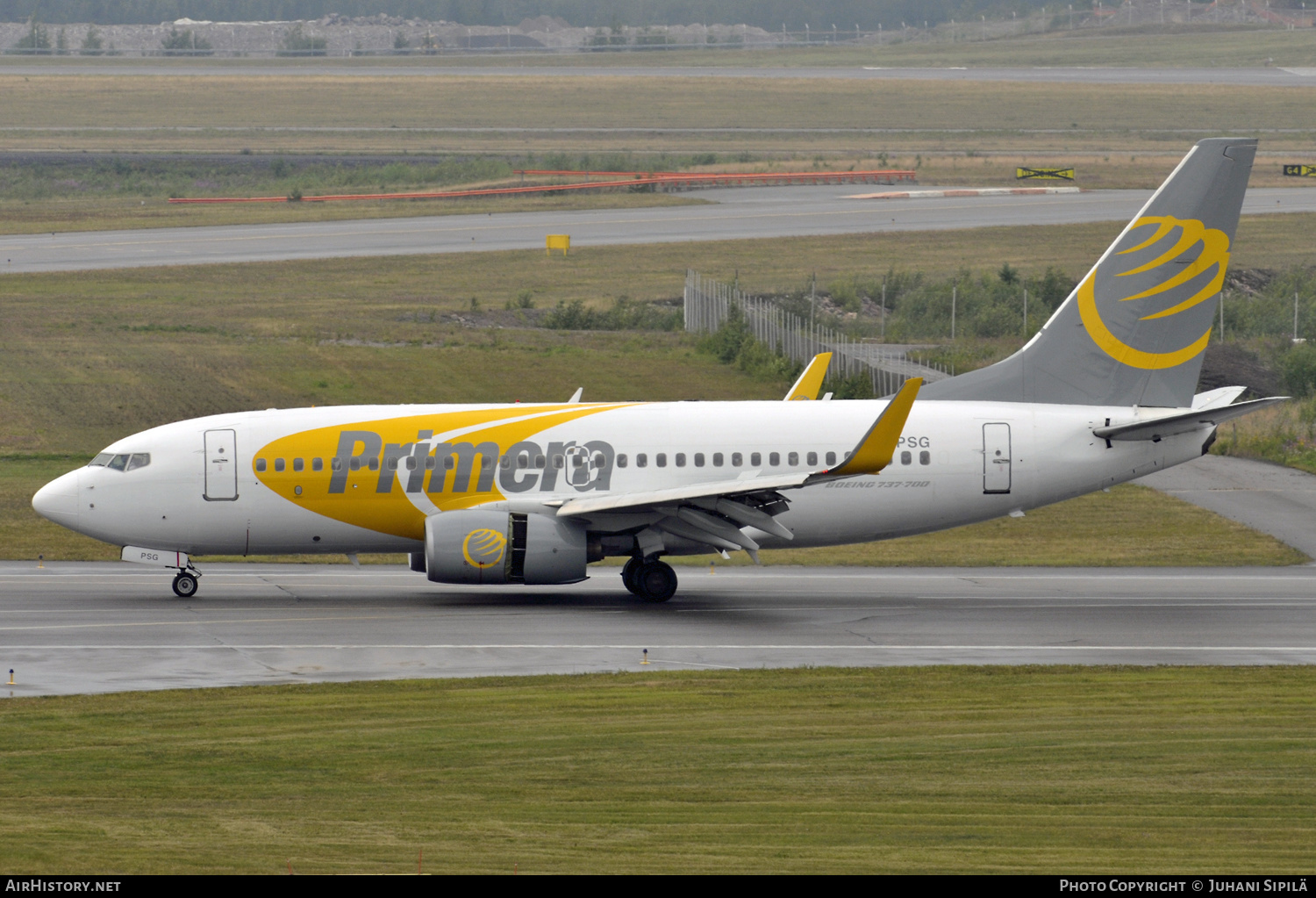 Aircraft Photo of OY-PSG | Boeing 737-7BX | Primera Air | AirHistory.net #207224