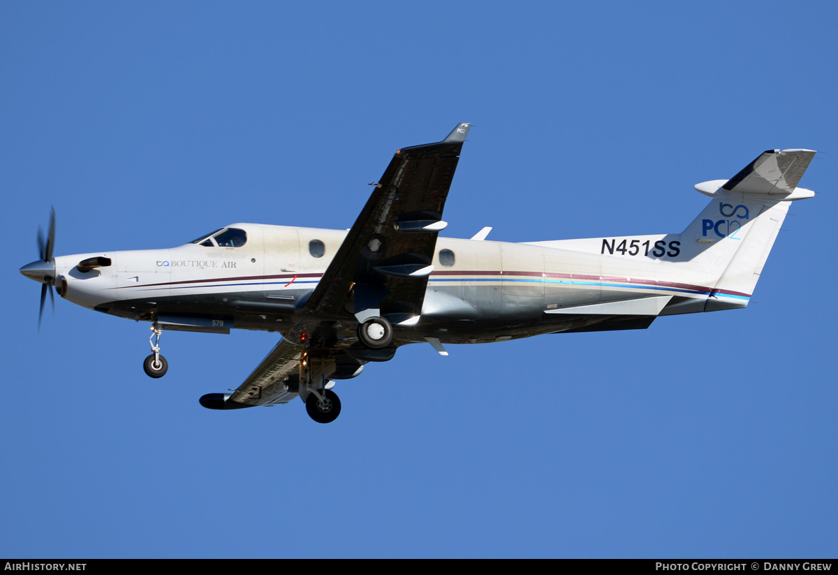 Aircraft Photo of N451SS | Pilatus PC-12/45 | Boutique Air | AirHistory.net #207287