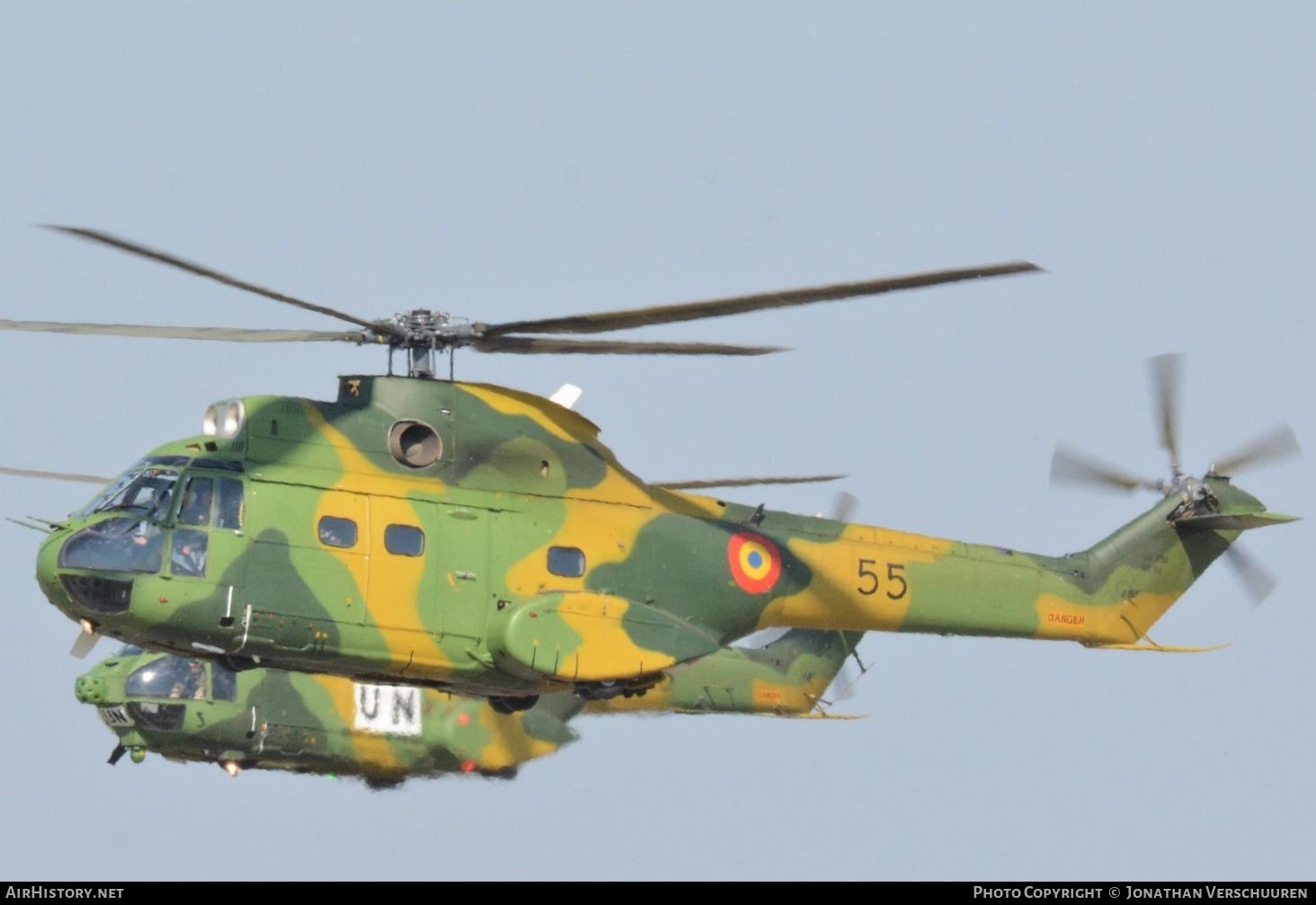 Aircraft Photo of 55 | Aerospatiale IAR-330L Puma | Romania - Air Force | AirHistory.net #207296
