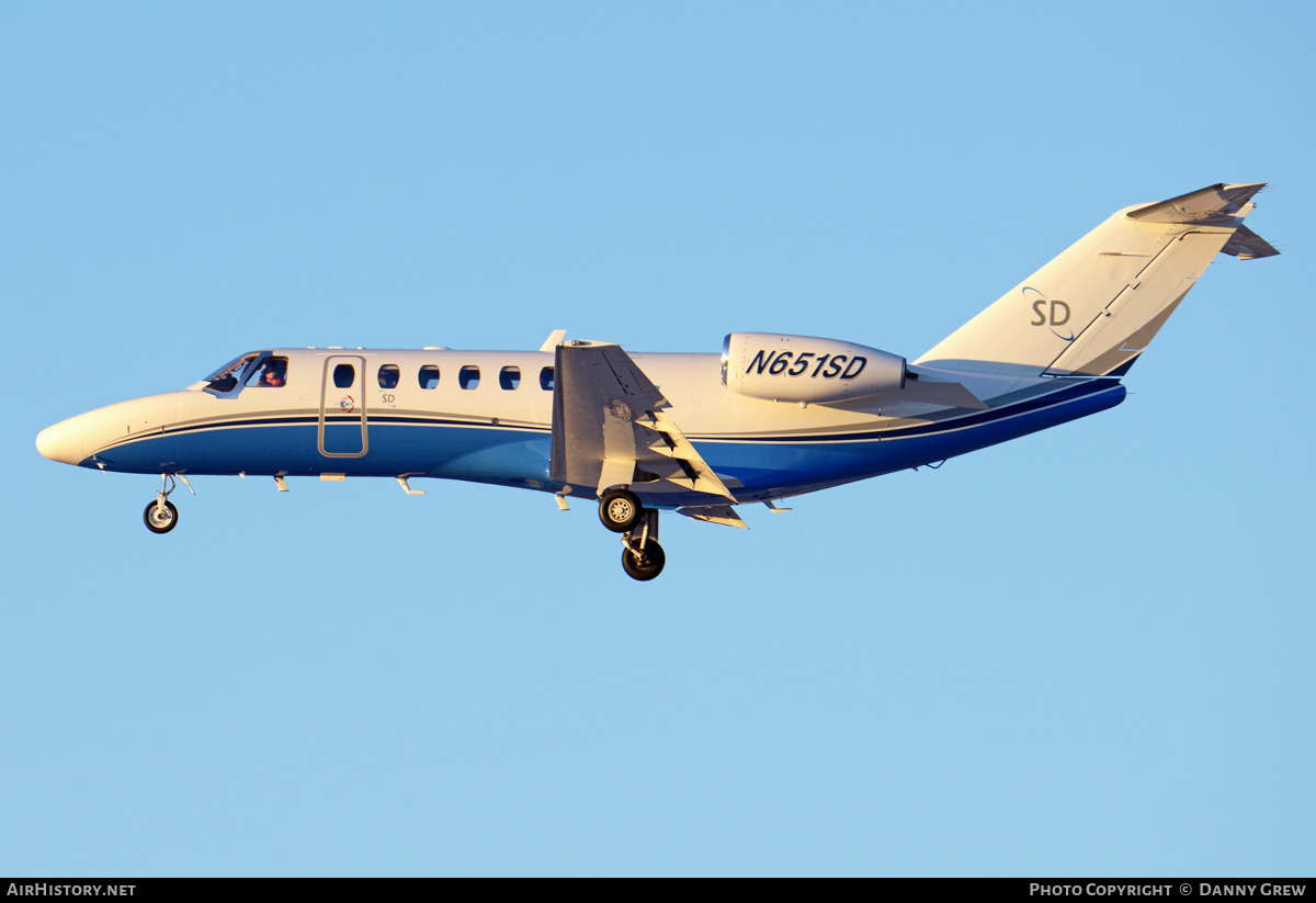 Aircraft Photo of N651SD | Cessna 525B CitationJet CJ3 | SD - Satcom Direct | AirHistory.net #207300