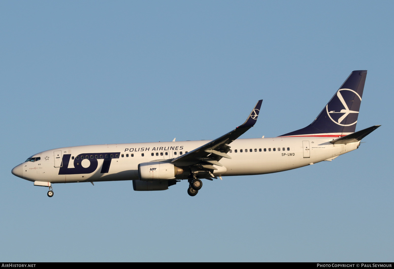 Aircraft Photo of SP-LWD | Boeing 737-89P | LOT Polish Airlines - Polskie Linie Lotnicze | AirHistory.net #207309