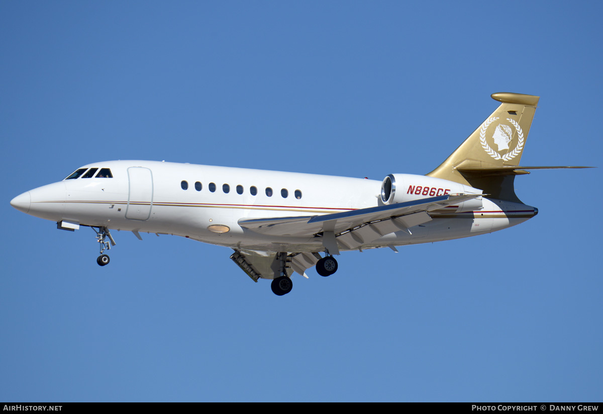 Aircraft Photo of N886CE | Dassault Falcon 2000EX EASy | Caesars Entertainment | AirHistory.net #207323