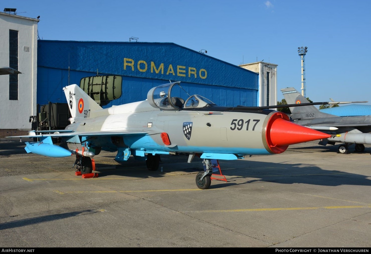 Aircraft Photo of 5917 | Mikoyan-Gurevich MiG-21MF-75 Lancer C | Romania - Air Force | AirHistory.net #207334