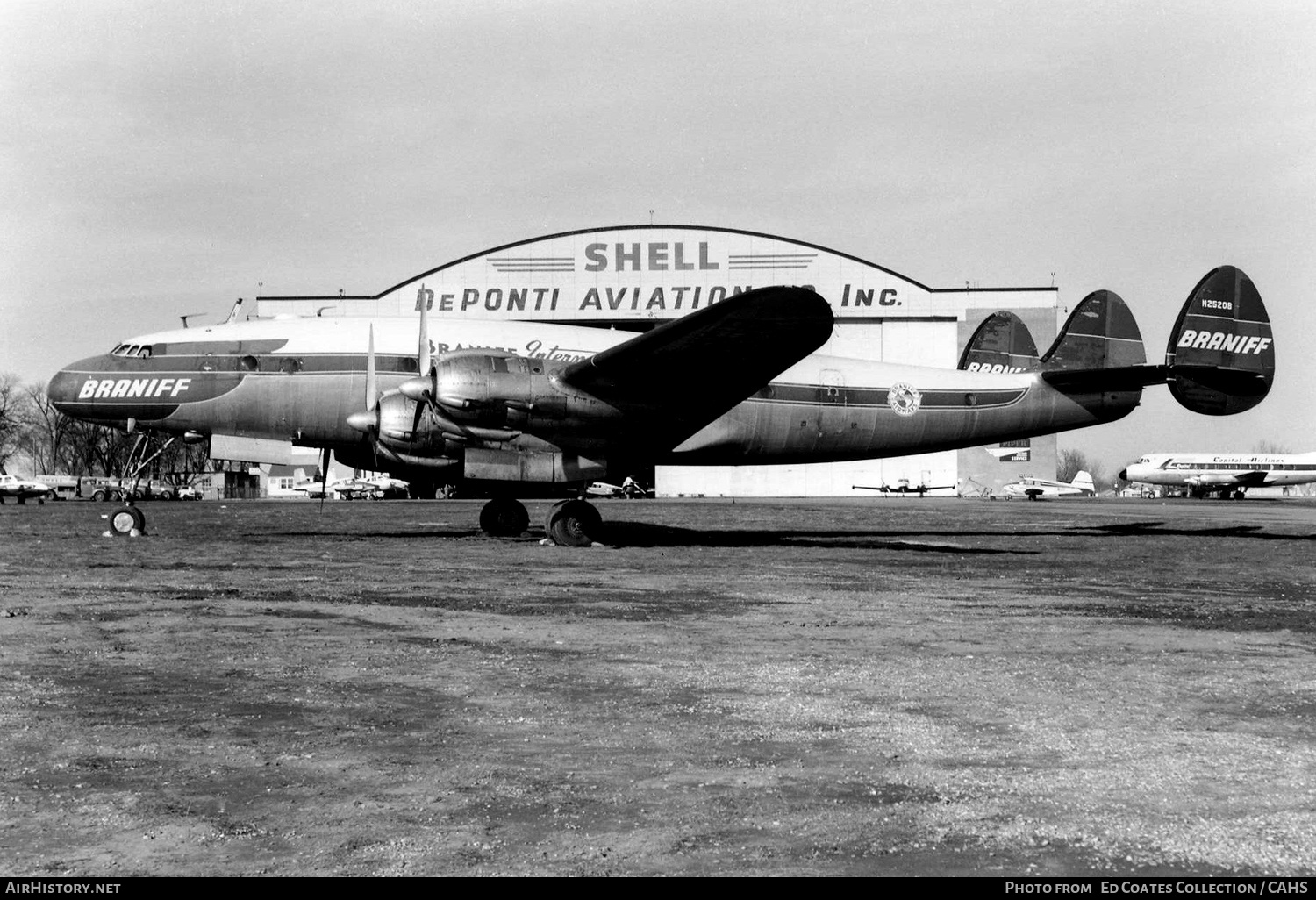 Aircraft Photo of N2520B | Lockheed L-149 Constellation | Braniff International Airways | AirHistory.net #207383