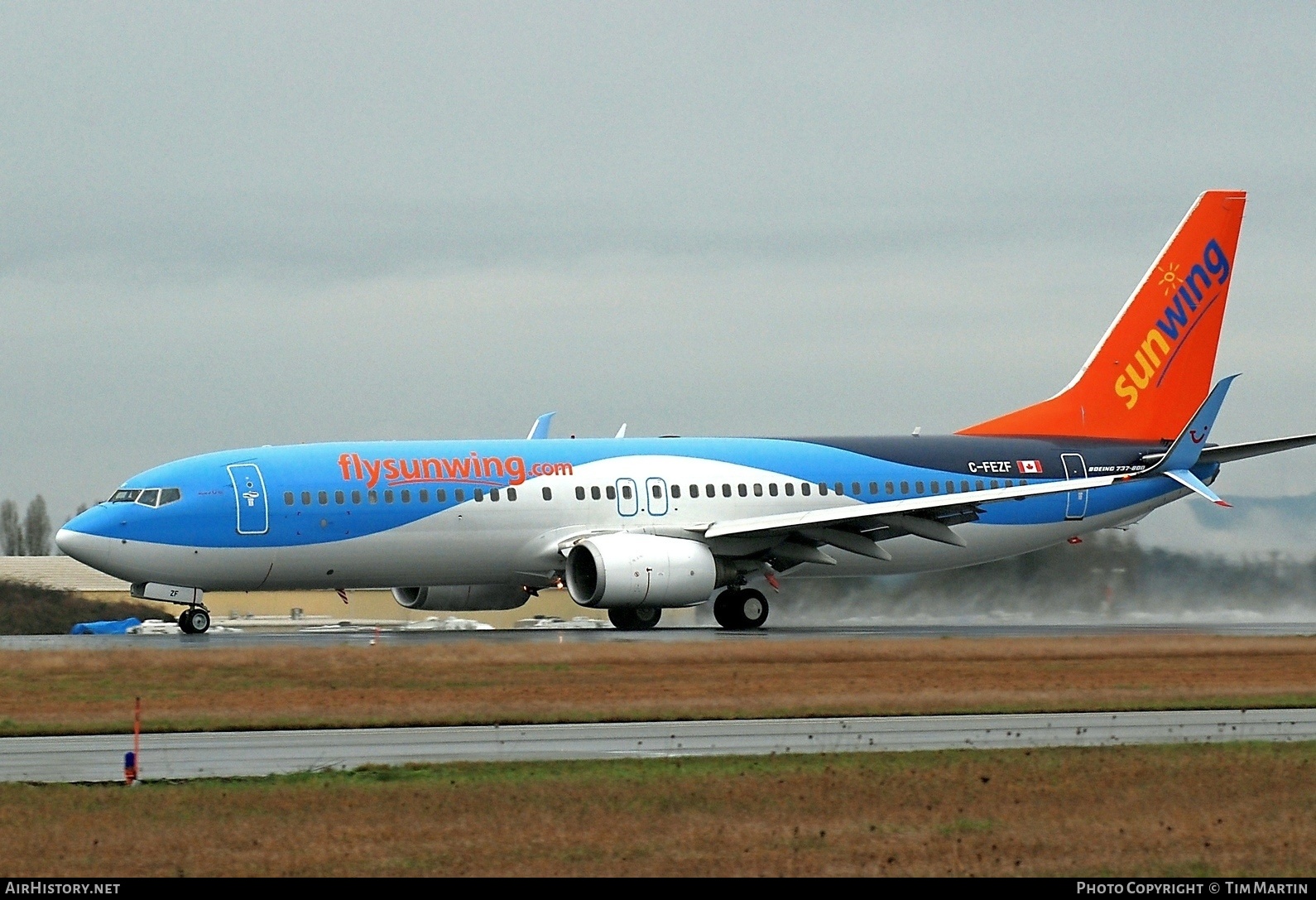 Aircraft Photo of C-FEZF | Boeing 737-8K5 | Sunwing Airlines | AirHistory.net #207394
