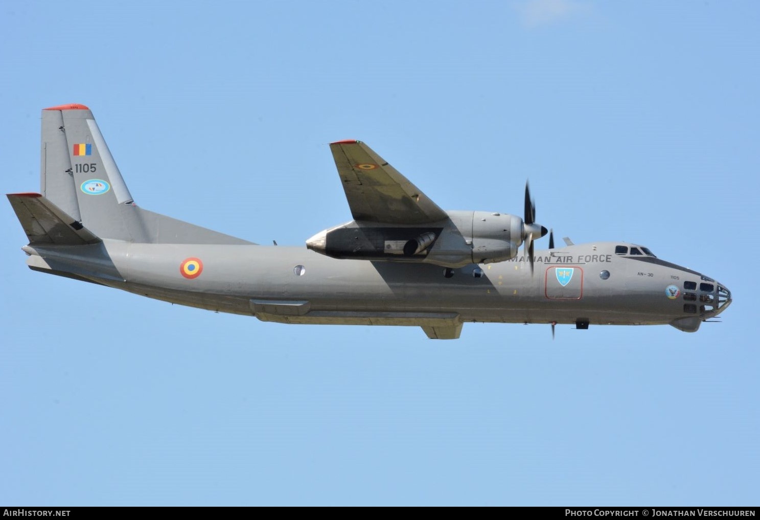 Aircraft Photo of 1105 | Antonov An-30 | Romania - Air Force | AirHistory.net #207414