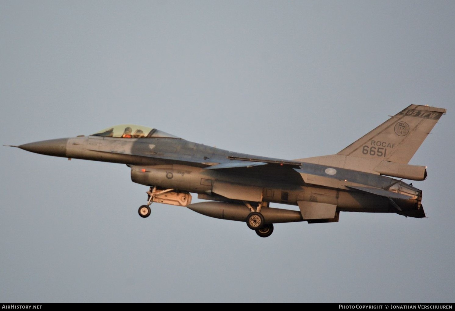 Aircraft Photo of 6651 | General Dynamics F-16A Fighting Falcon | Taiwan - Air Force | AirHistory.net #207452