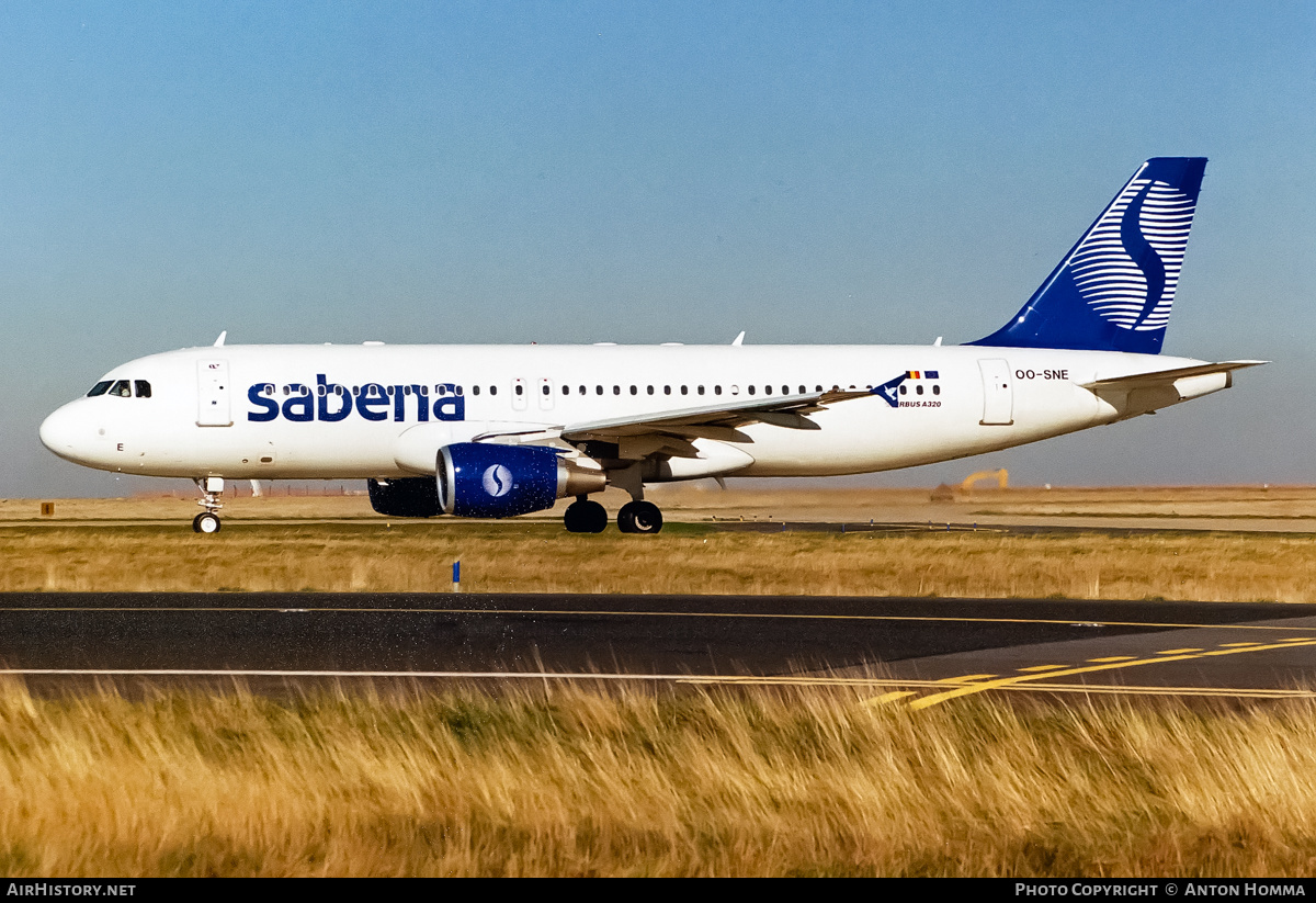Aircraft Photo of OO-SNE | Airbus A320-214 | Sabena | AirHistory.net #207495