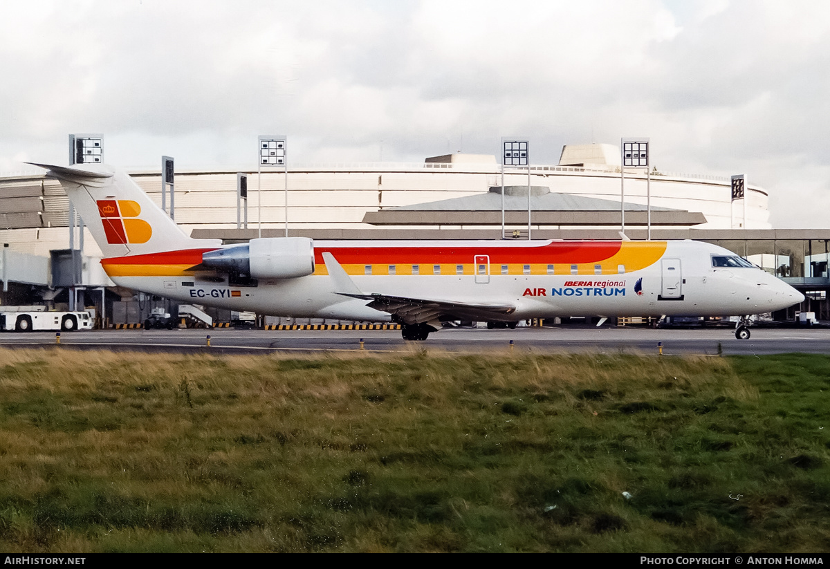 Aircraft Photo of EC-GYI | Bombardier CRJ-200ER (CL-600-2B19) | Iberia Regional | AirHistory.net #207497