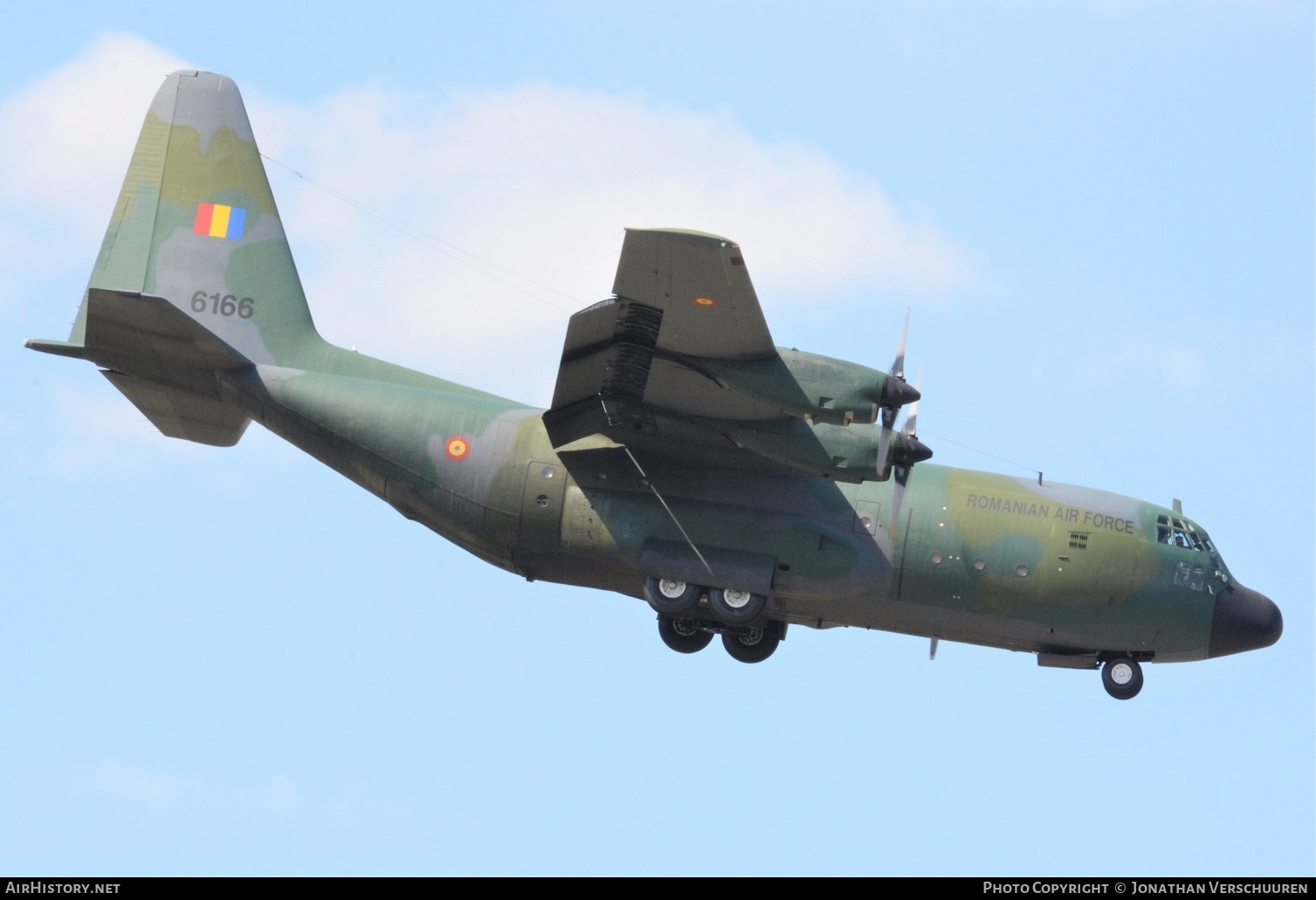 Aircraft Photo of 6166 | Lockheed C-130B Hercules (L-282) | Romania - Air Force | AirHistory.net #207513