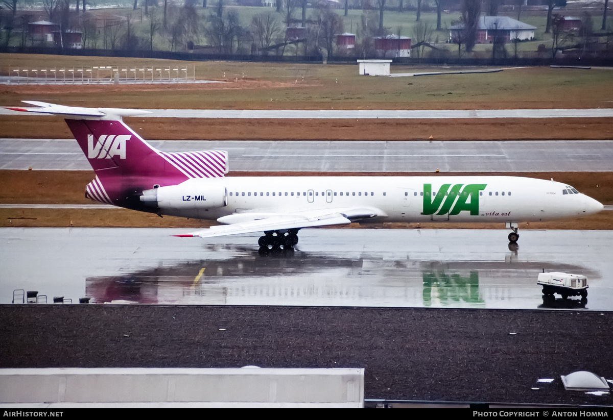 Aircraft Photo of LZ-MIL | Tupolev Tu-154M | VIA - Air VIA Bulgarian Airways | AirHistory.net #207527