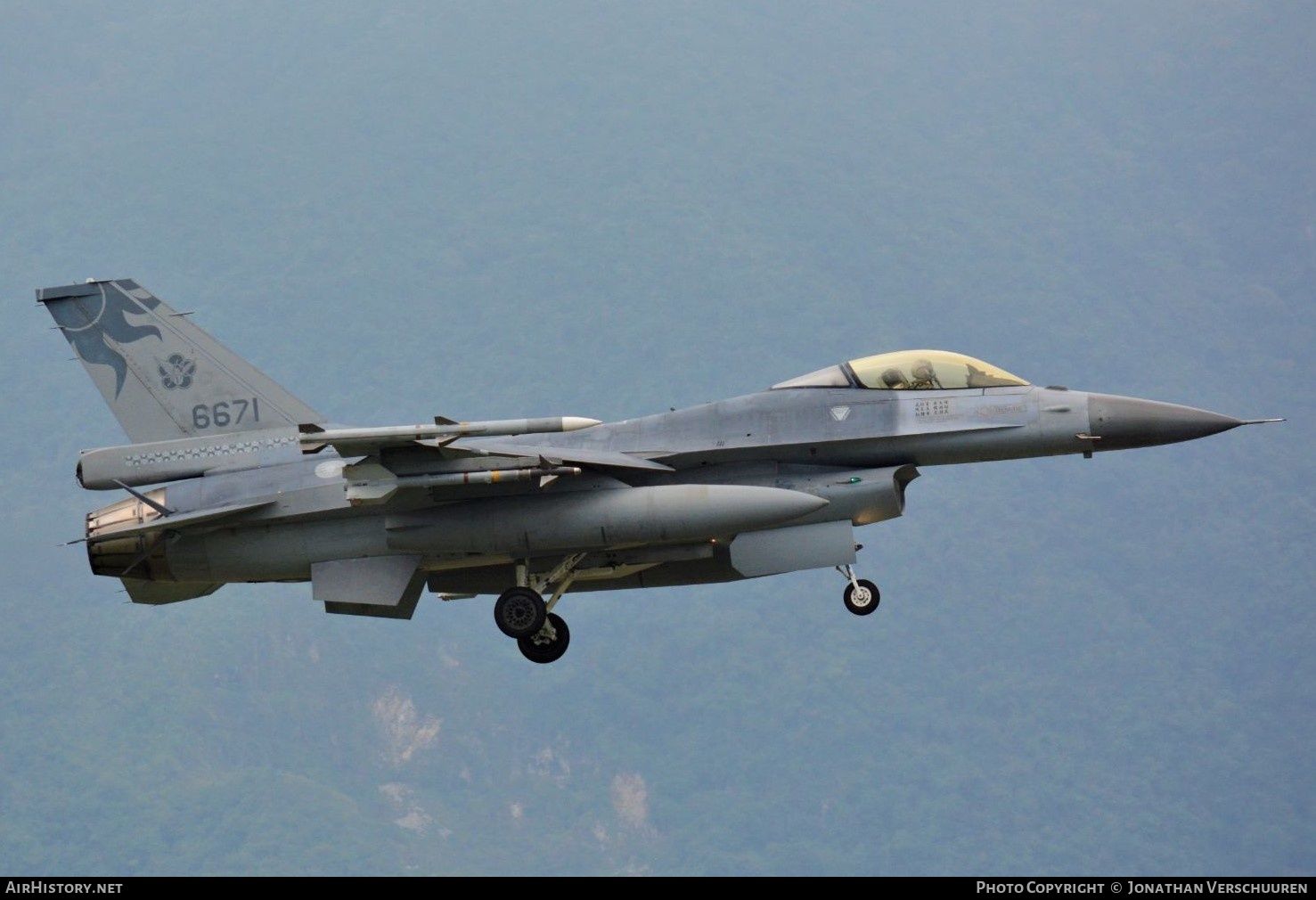 Aircraft Photo of 6671 | General Dynamics F-16A Fighting Falcon | Taiwan - Air Force | AirHistory.net #207536