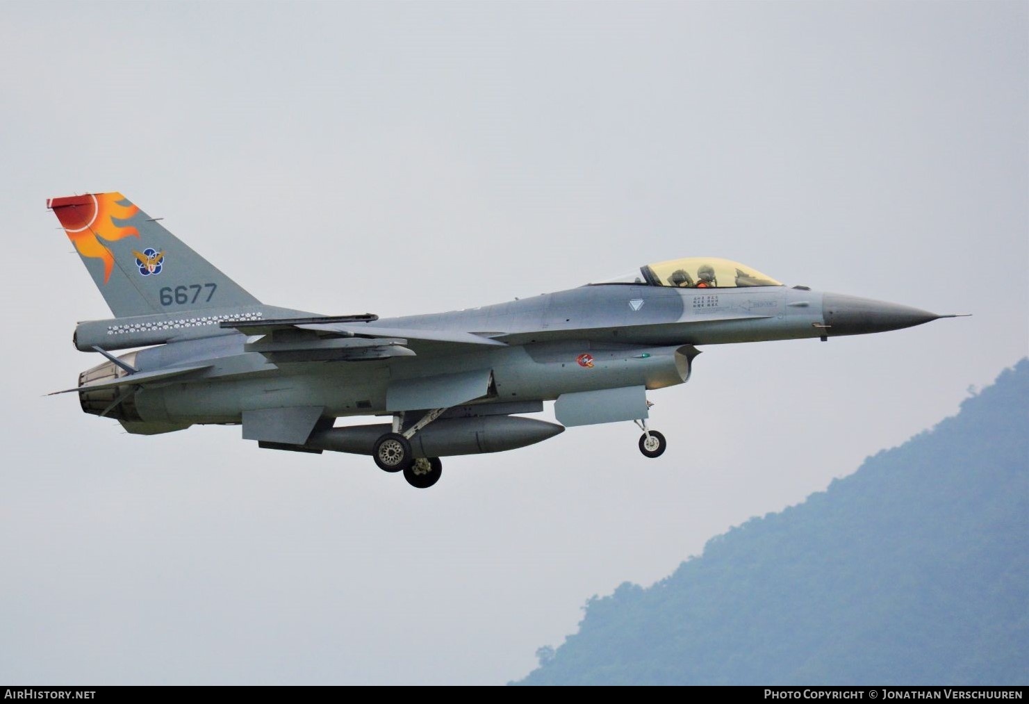 Aircraft Photo of 6677 | General Dynamics F-16A Fighting Falcon | Taiwan - Air Force | AirHistory.net #207545