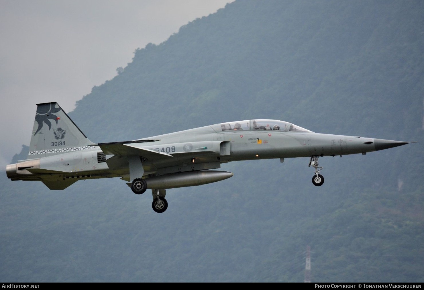 Aircraft Photo of 5408 | Northrop F-5F Tiger II | Taiwan - Air Force | AirHistory.net #207554