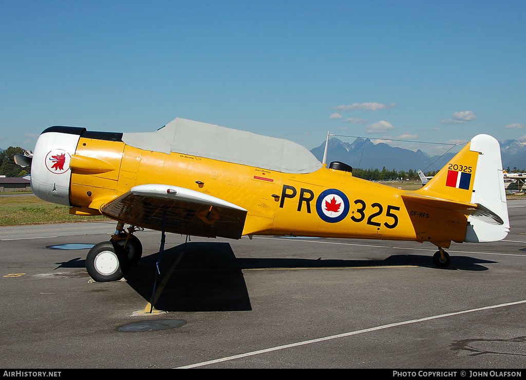 Aircraft Photo of CF-RFS | North American T-6J Harvard Mk IV | AirHistory.net #207559