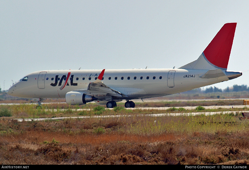 Aircraft Photo of JA214J | Embraer 170STD (ERJ-170-100STD) | Japan Airlines - JAL | AirHistory.net #207577