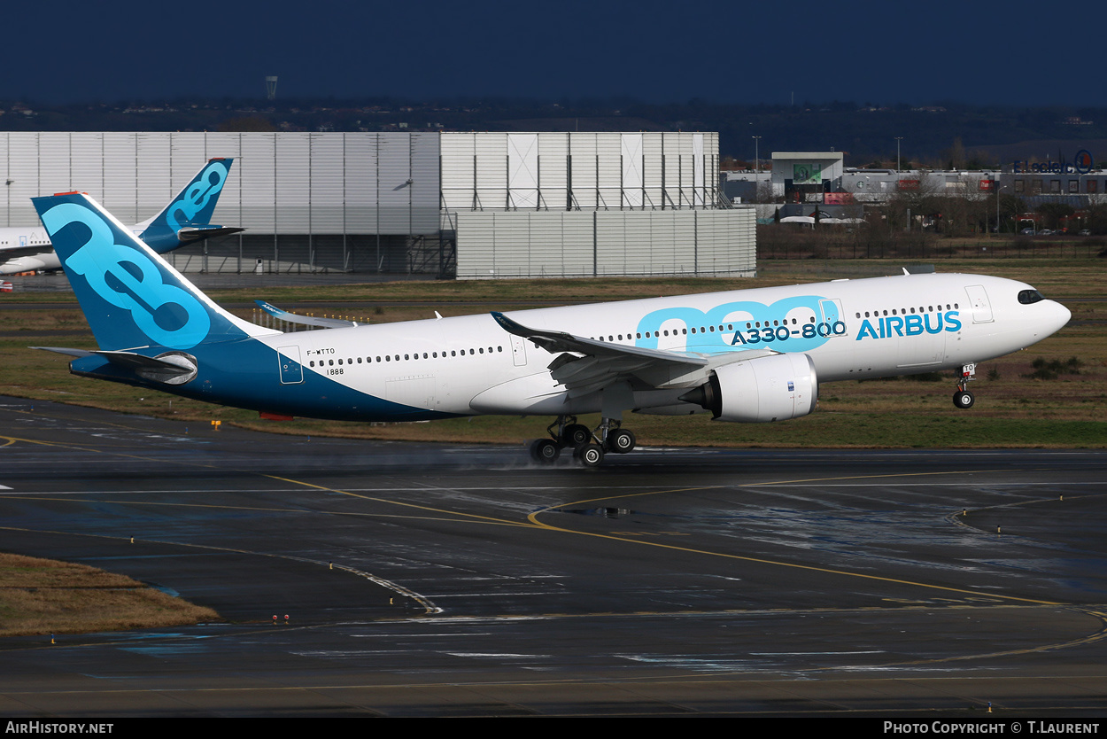 Aircraft Photo of F-WTTO | Airbus A330-841N | Airbus | AirHistory.net #207617