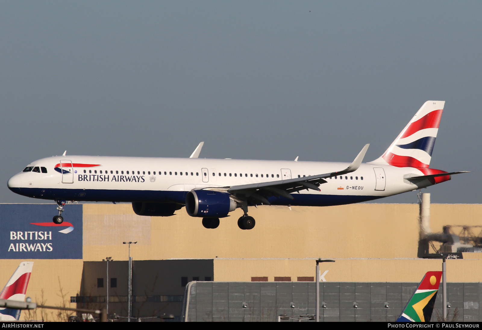 Aircraft Photo of G-NEOU | Airbus A321-271NX | British Airways | AirHistory.net #207619