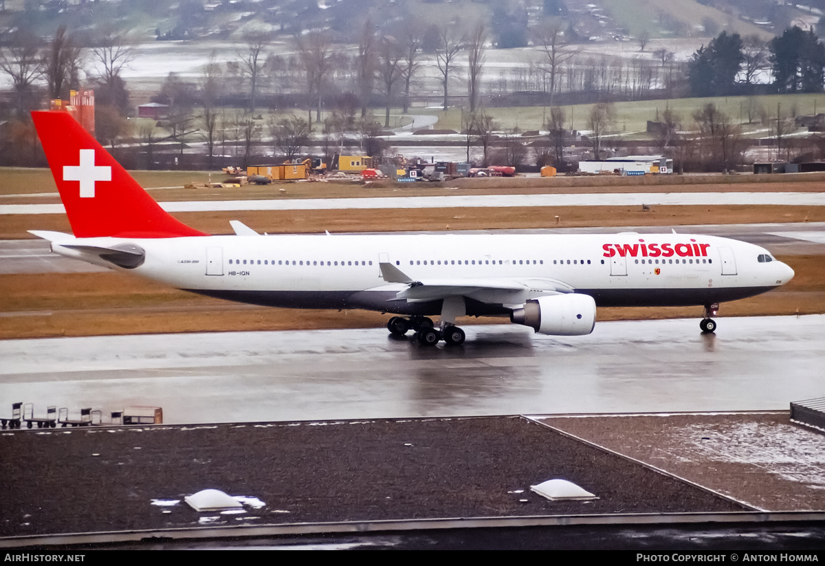 Aircraft Photo of HB-IQN | Airbus A330-223 | Swissair | AirHistory.net #207620