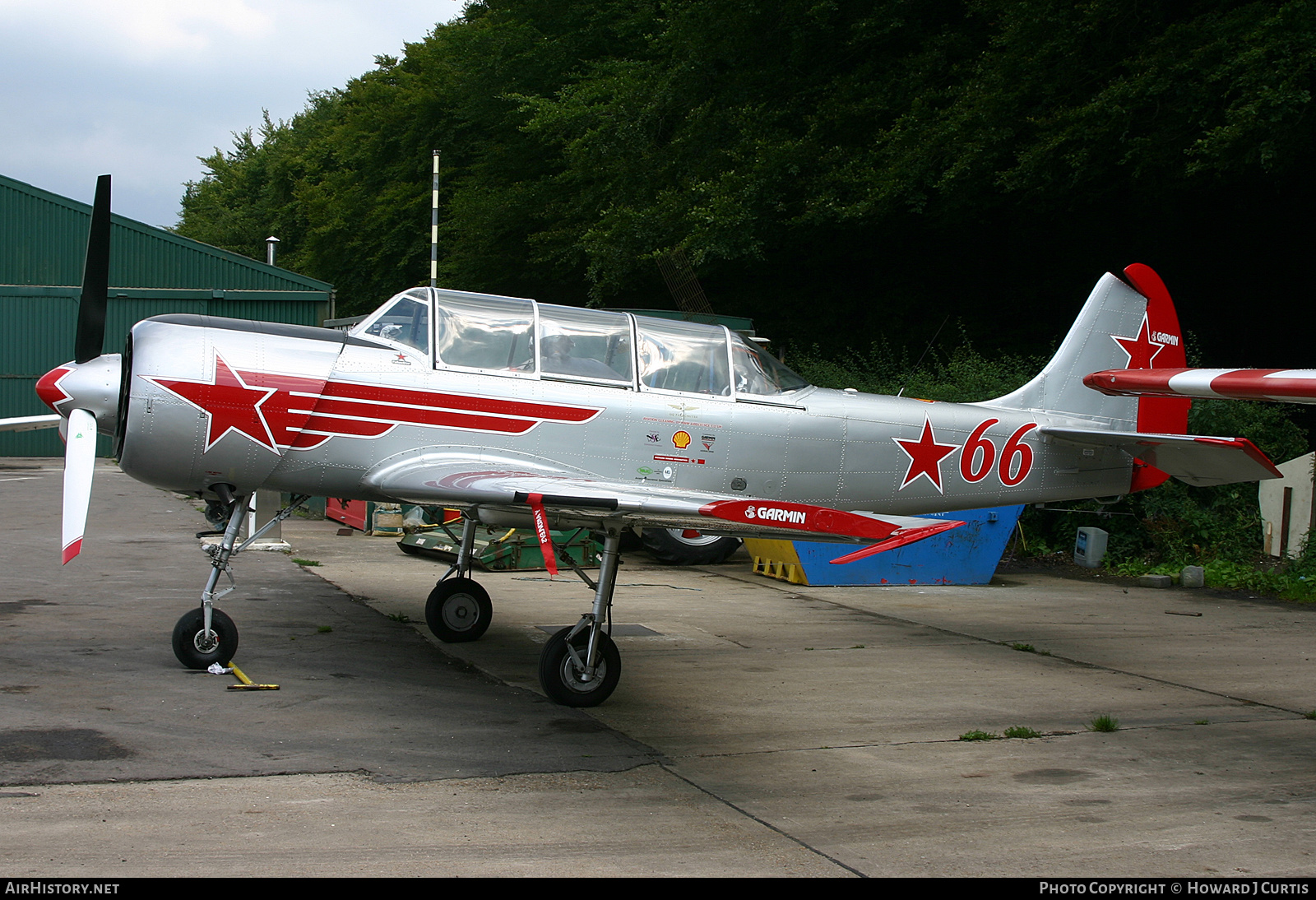 Aircraft Photo of G-YAKN / 66 red | Yakovlev Yak-52 | AirHistory.net #207625