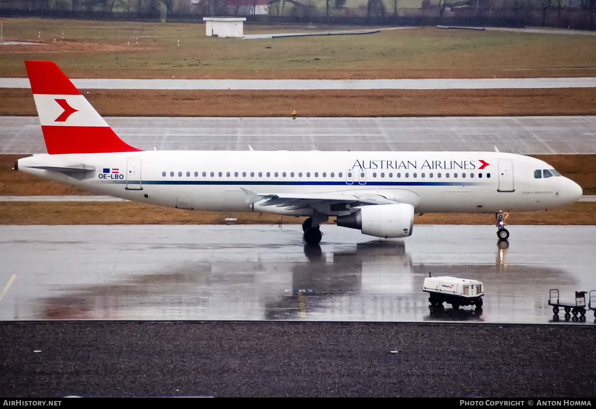 Aircraft Photo of OE-LBO | Airbus A320-214 | Austrian Airlines | AirHistory.net #207634