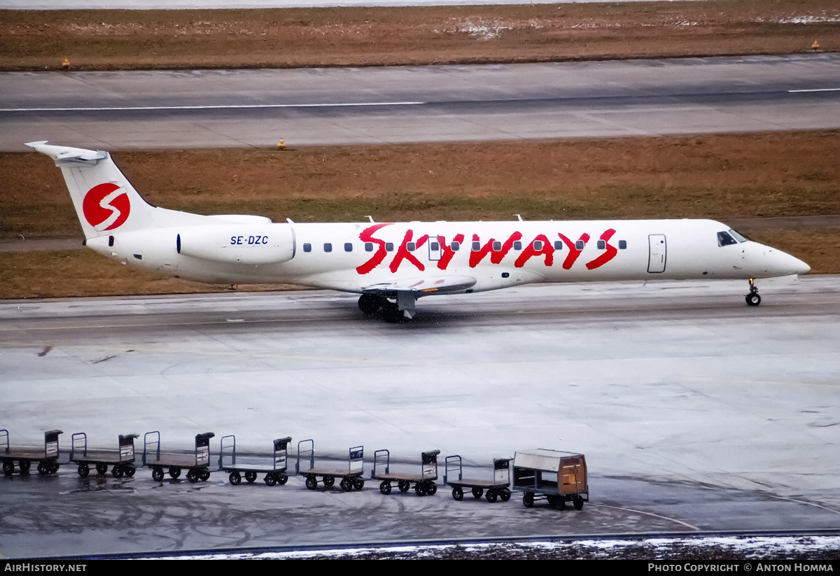 Aircraft Photo of SE-DZC | Embraer ERJ-145EP (EMB-145EP) | Skyways | AirHistory.net #207635
