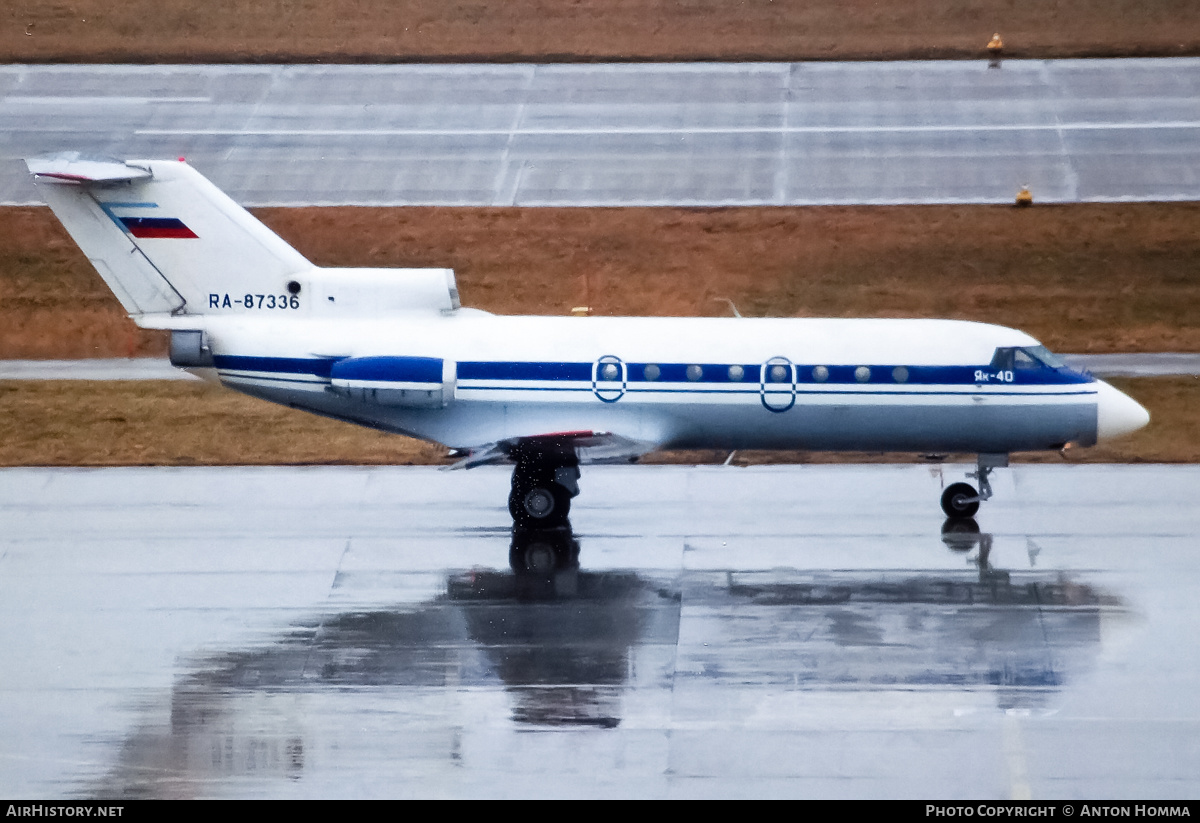 Aircraft Photo of RA-87336 | Yakovlev Yak-40 | AirHistory.net #207636