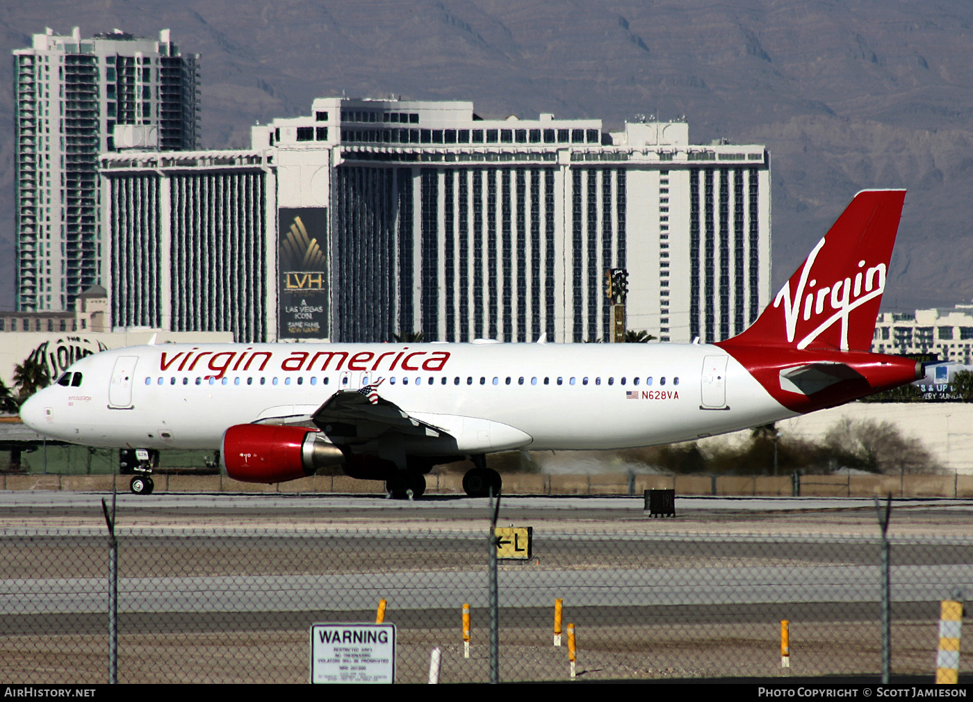 Aircraft Photo of N628VA | Airbus A320-214 | Virgin America | AirHistory.net #207663