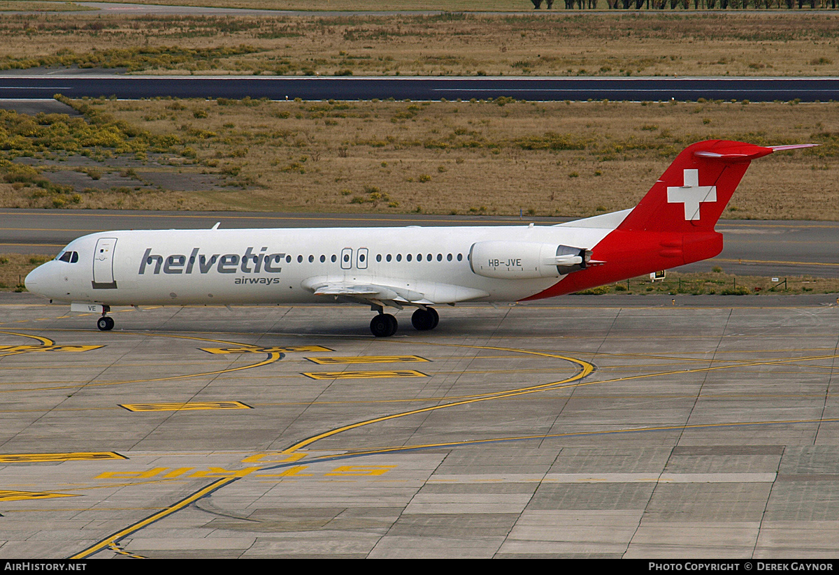 Aircraft Photo of HB-JVE | Fokker 100 (F28-0100) | Helvetic Airways | AirHistory.net #207674