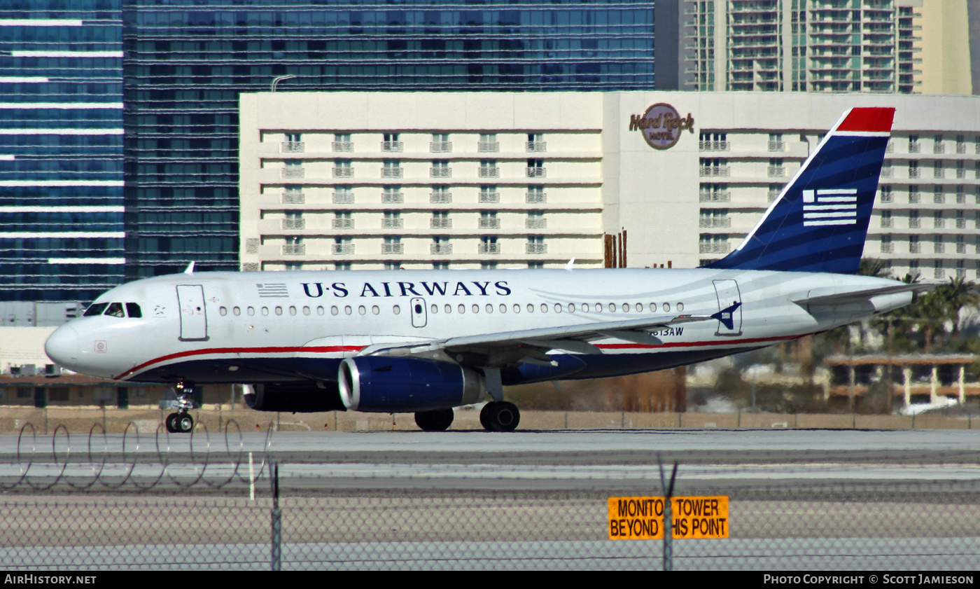 Aircraft Photo of N813AW | Airbus A319-132 | US Airways | AirHistory.net #207687
