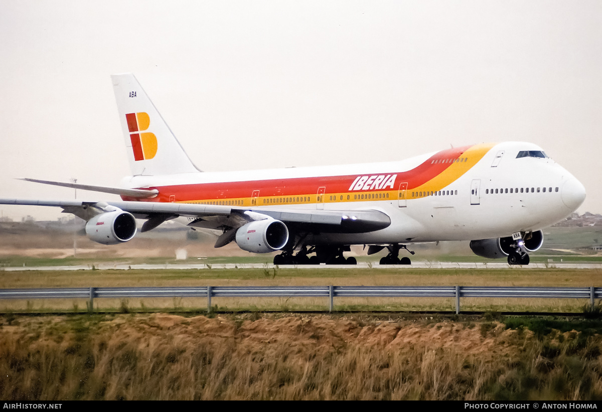 Aircraft Photo of TF-ABA | Boeing 747-267B | Iberia | AirHistory.net #207692