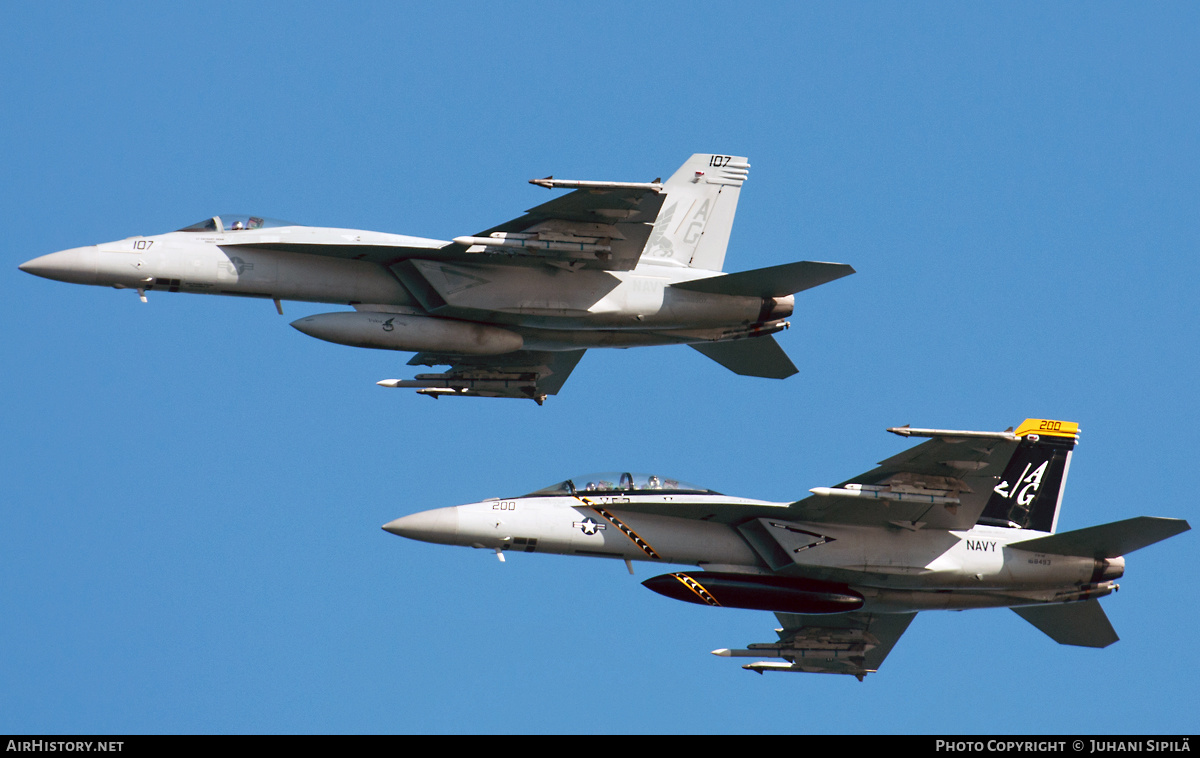 Aircraft Photo of 168907 | Boeing F/A-18E Super Hornet | USA - Navy | AirHistory.net #207700