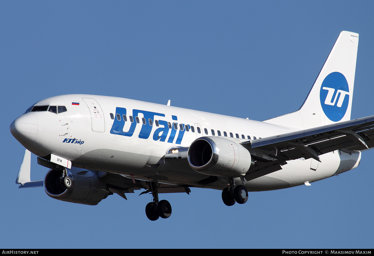 Aircraft Photo of VP-BFW | Boeing 737-524 | UTair | AirHistory.net #207703
