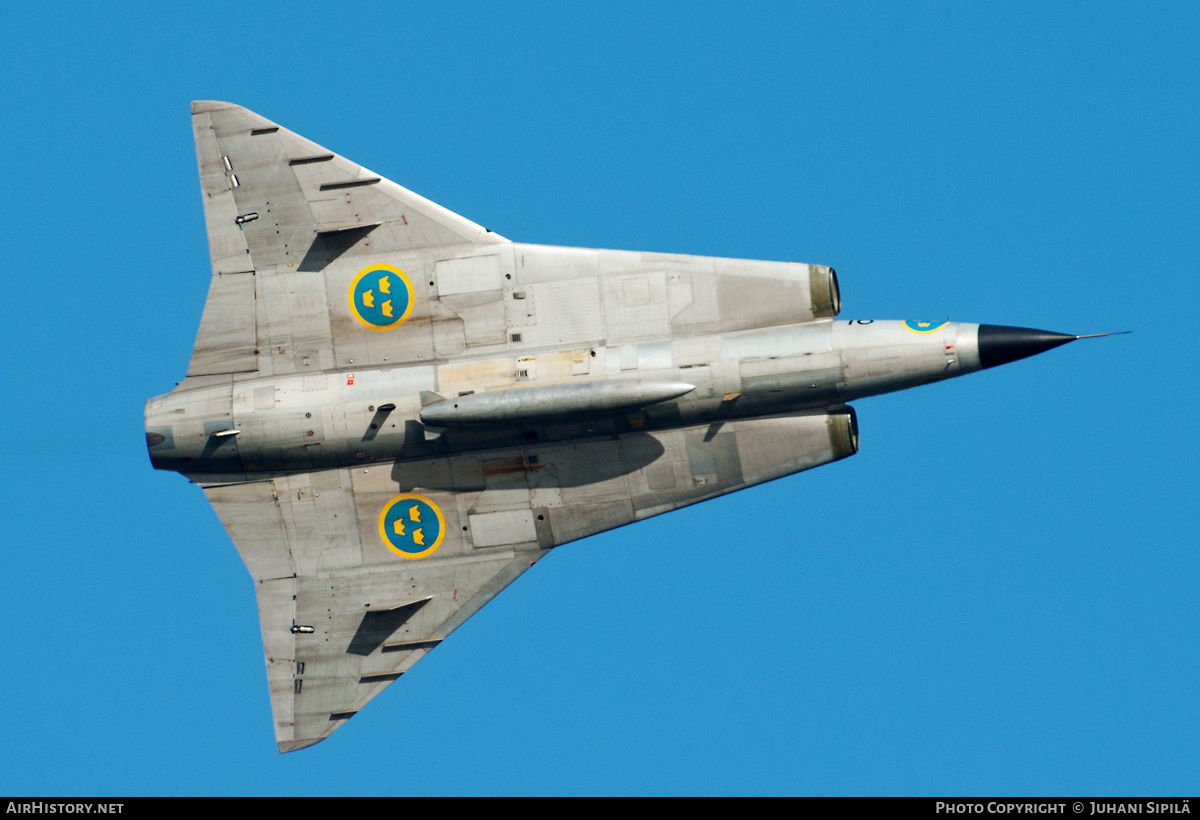 Aircraft Photo of SE-DXP / 35810 | Saab Sk 35C Draken | Sweden - Air Force | AirHistory.net #207704