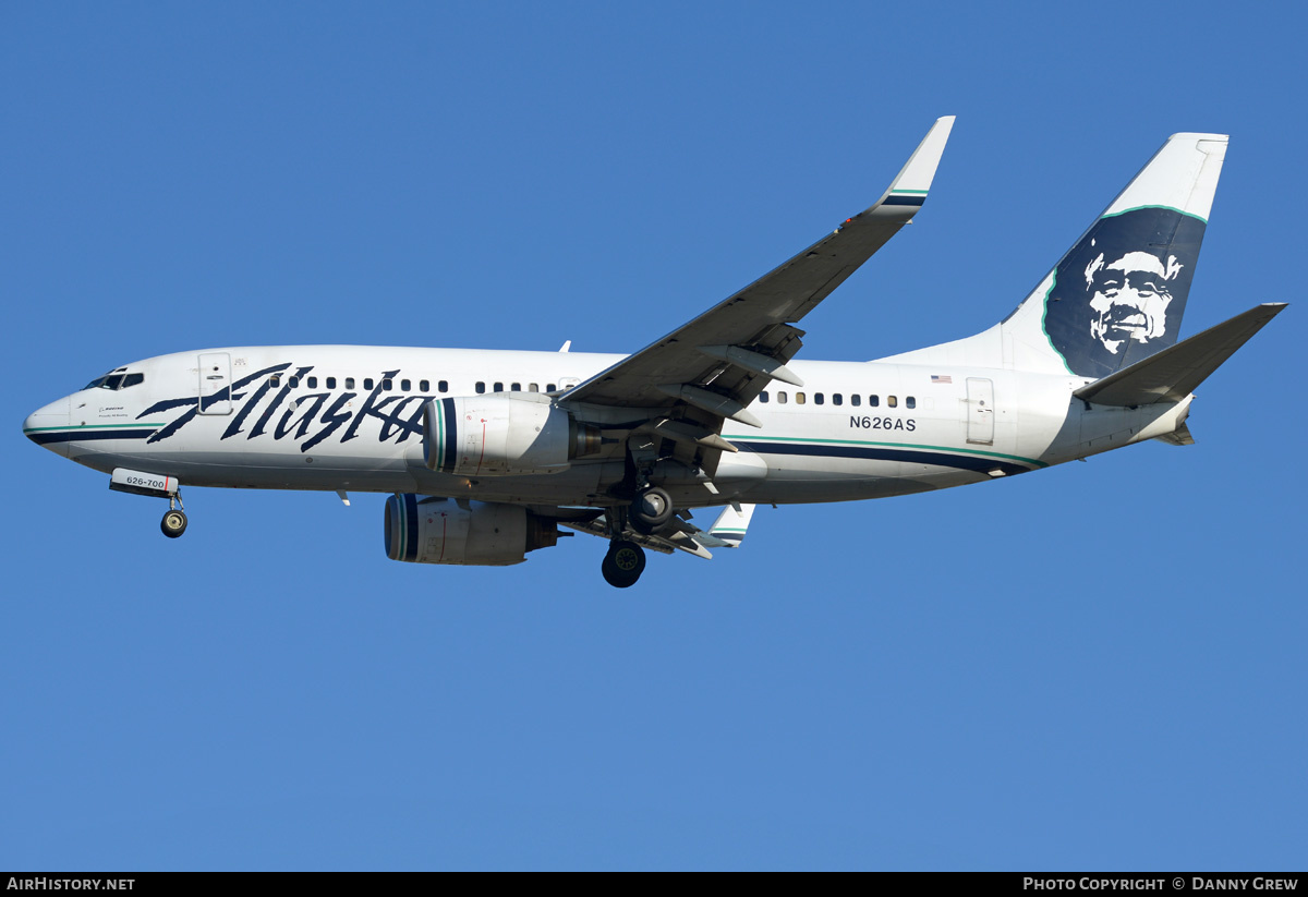Aircraft Photo of N626AS | Boeing 737-790 | Alaska Airlines | AirHistory.net #207732