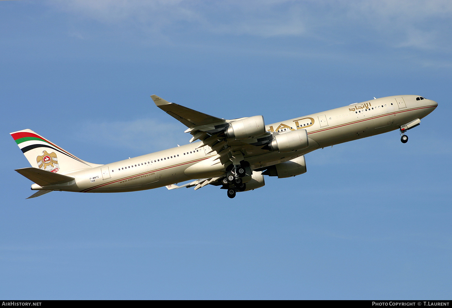 Aircraft Photo of F-WWTS | Airbus A340-541 | Etihad Airways | AirHistory.net #207734