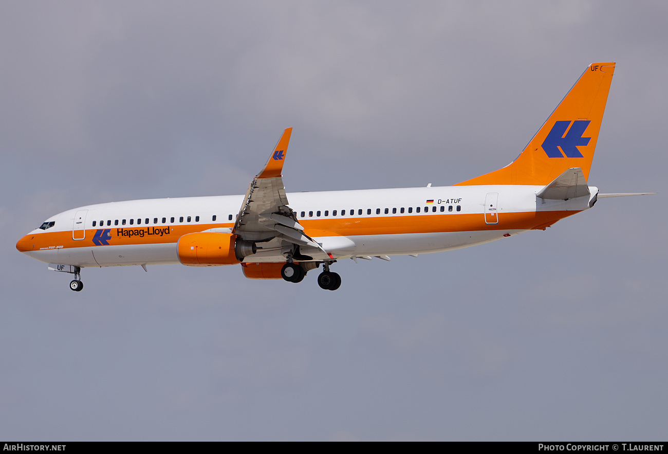 Aircraft Photo of D-ATUF | Boeing 737-8K5 | Hapag-Lloyd | AirHistory.net #207737