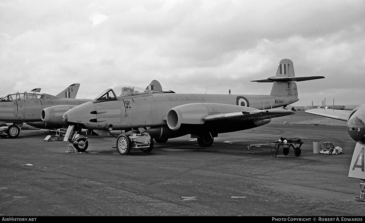 Aircraft Photo of WK941 | Gloster Meteor F8 | UK - Air Force | AirHistory.net #207757