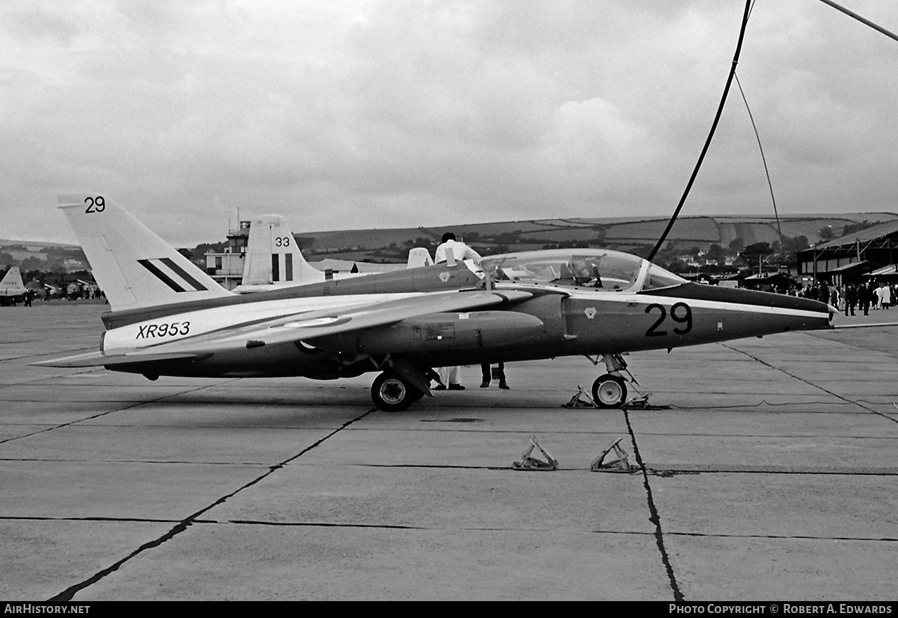 Aircraft Photo of XR953 | Hawker Siddeley Gnat T.1 | UK - Air Force | AirHistory.net #207765
