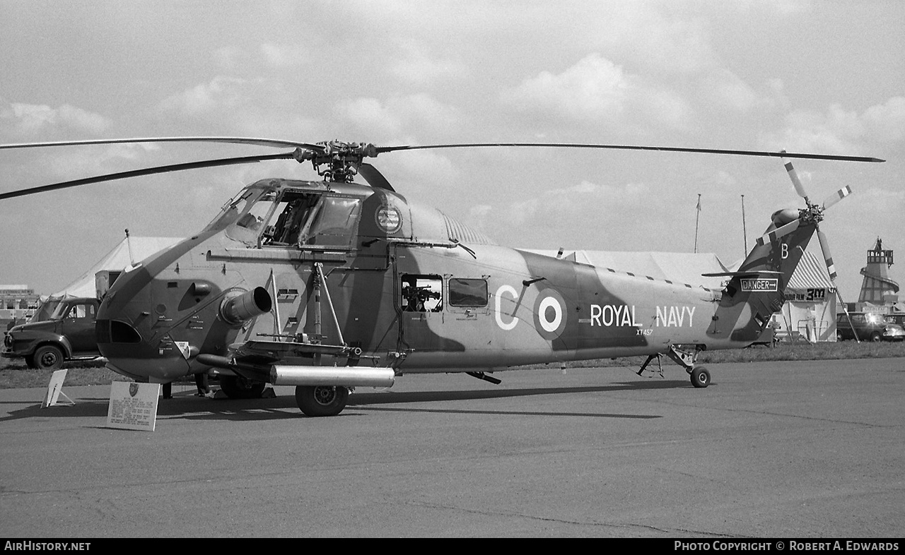 Aircraft Photo of XT457 | Westland WS-58 Wessex HU.5 | UK - Navy | AirHistory.net #207773