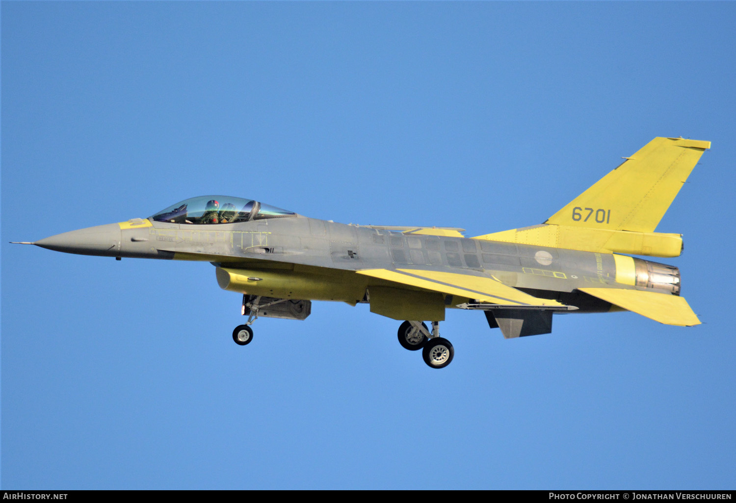 Aircraft Photo of 6701 | Lockheed Martin F-16A-72V Fighting Falcon | Taiwan - Air Force | AirHistory.net #207778