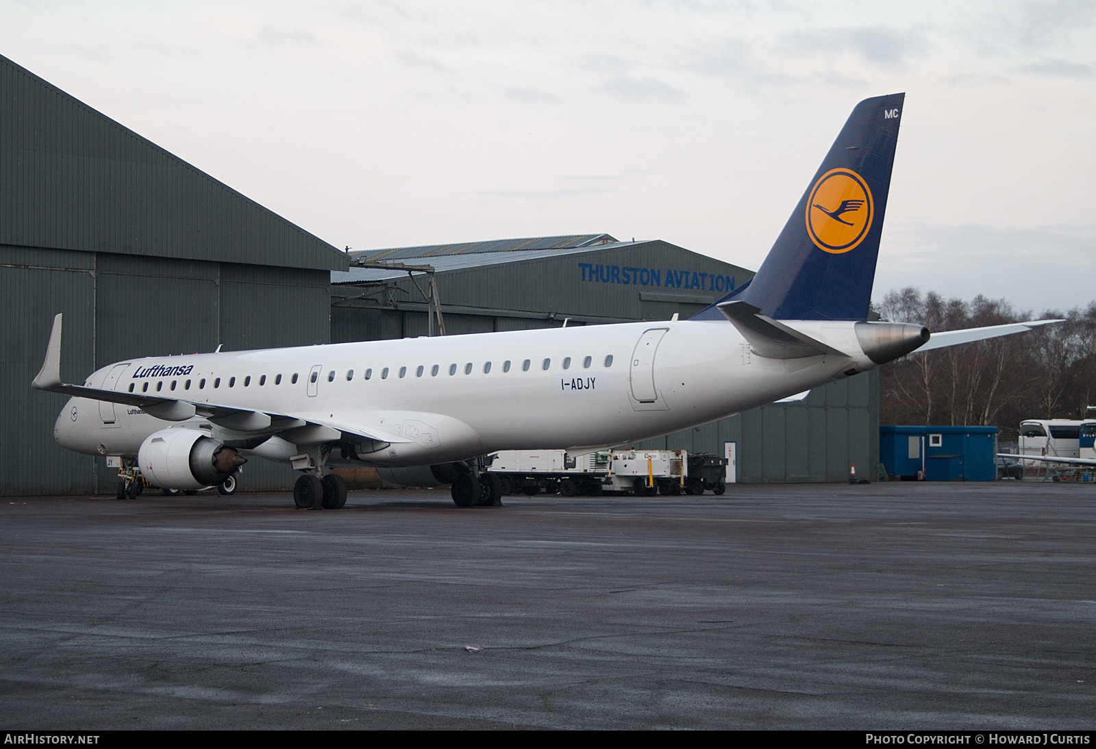 Aircraft Photo of I-ADJY | Embraer 195LR (ERJ-190-200LR) | Lufthansa | AirHistory.net #207795