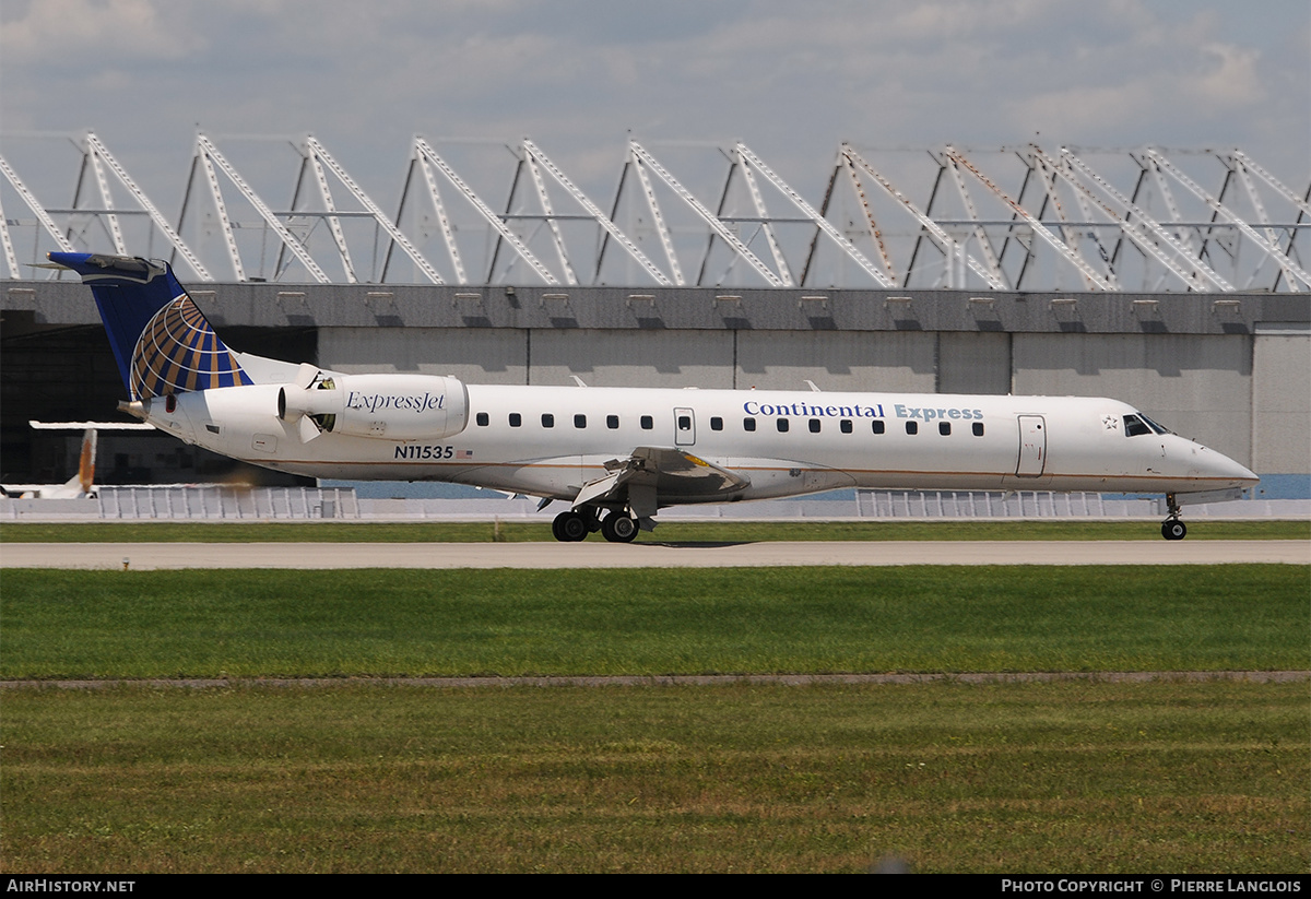 Aircraft Photo of N11535 | Embraer ERJ-145LR (EMB-145LR) | Continental Express | AirHistory.net #207802
