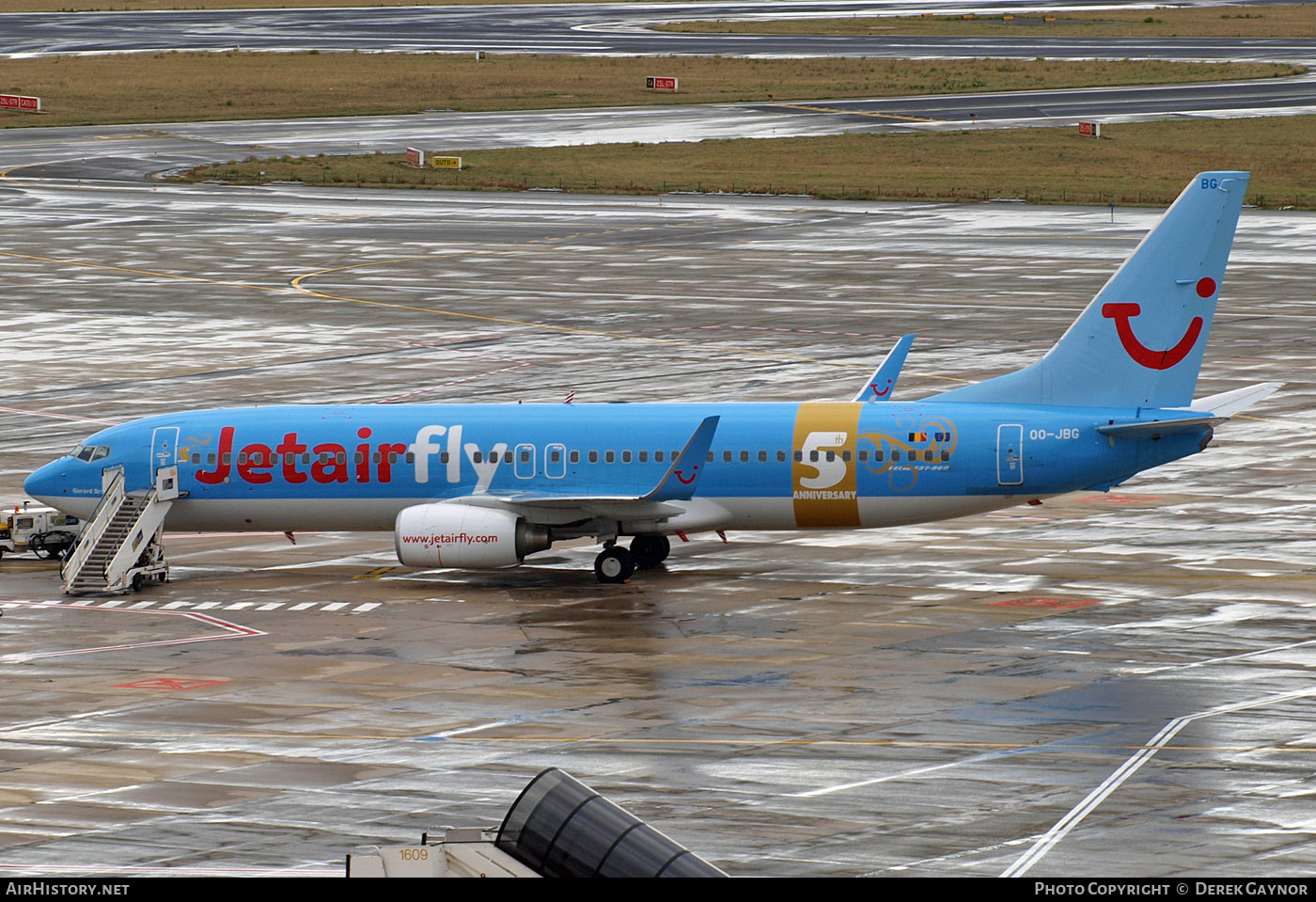 Aircraft Photo of OO-JBG | Boeing 737-8K5 | Jetairfly | AirHistory.net #207838