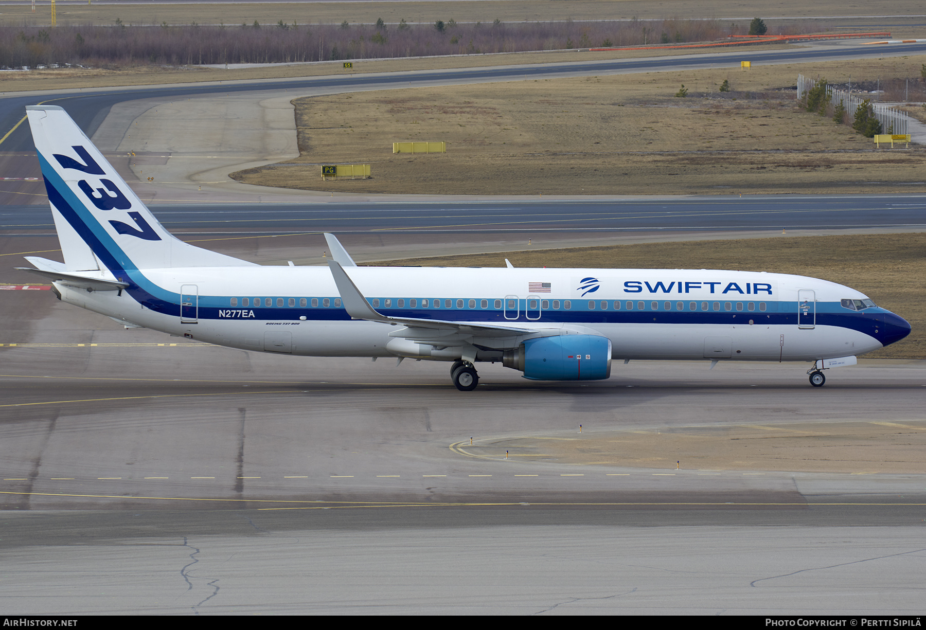 Aircraft Photo of N277EA | Boeing 737-8CX | Swift Air | AirHistory.net #207845